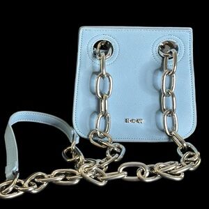 House of Want Blue Crossbody Bag